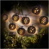 Afbeelding van Garden of Eden - Solar LED Tuinverlichting met vlameffect / Sfeerverlichting voor Buiten - Kabellengte 3.4
