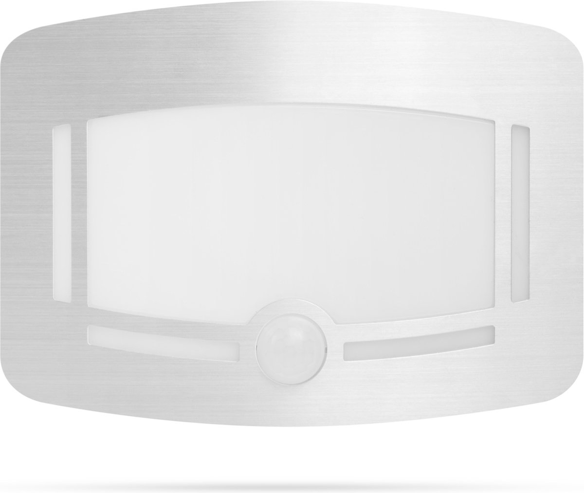 Afbeelding van Automatisch Nachtlampje RVS - Automatische Kastlamp met Bewegingsensor - Lamp op Batterijen - voor Binnen -