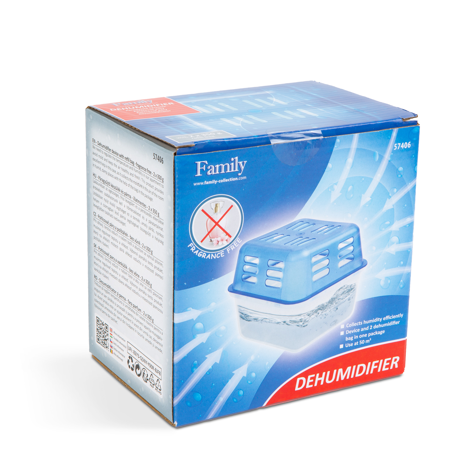 Afbeelding van Luchtontvochtiger voor in Huis - Geurloos / Zonder Geur - Inclusief 2x Vochtmagneet Vulling - Vochtvanger