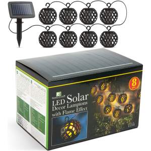 Afbeelding van Garden of Eden - Solar LED Tuinverlichting met vlameffect / Sfeerverlichting voor Buiten - Kabellengte 3.4