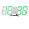 Afbeelding van Digitale LED Klok Wekker met Groen Licht - op USB (incl.) - Tafelklok voor Slaapkamer - Game Kamer - 24 x 9,4
