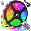 Afbeelding van Waterdichte LED Strip 5 meter RGB Kleuren met Afstandsbediening - IP44 Waterdicht - 300 LED's - fc2e