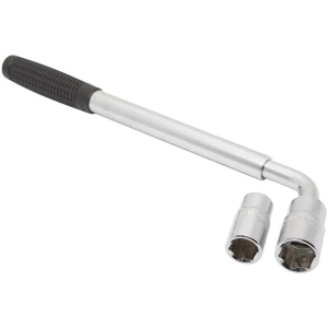 Afbeelding van Telescopische wielmoersleutel - 350/500 mm - moermaat 17/19 & 21/23 mm - verlengbaar - krachtbesparend