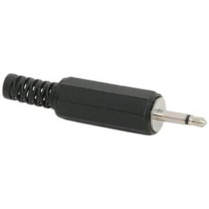 Afbeelding van 10x Jack Stekker 2,5 mm Mono – Kunststof Audio Plug met Trekontlasting – 2.5 mm Jack Connector - 10 Stuks
