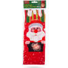 Afbeelding van Kerst drankfleshouder met lint - Kerstman - polyester - 32 x 12,5 cm 1 Stuks [58727A] - 0077 e15a 4558 ba9c