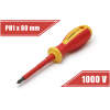 Afbeelding van Geïsoleerde Kruiskop Schroevendraaier PH1 x 4,5 x 80 mm - 1000V, Magnetisch, VDE [10567] - 00ae 420f 4674