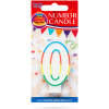 Afbeelding van Verjaardagskaars Cijfer ‘0’ - 7 cm Taartdecoratie voor Verjaardag, Feest & Cadeau [56105-0] - 00dd