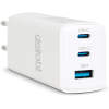 Afbeelding van Netwerkadapter - USB-A 20W + Type-C PD45W met snelladen - wit 1 Stuks [55042] - 01 55042 web
