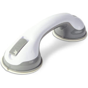 Afbeelding van Badkamerbeugel – met zuignap – kunststof – wit – 30 cm 1 Stuks [BW3036] - 01 BW3036 web