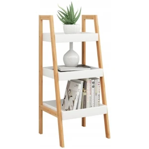Afbeelding van Boekenplank met 3 planken – 35 x 30 x 75 cm – wit 1 Stuks [DA01190] - 01 DA01190 web