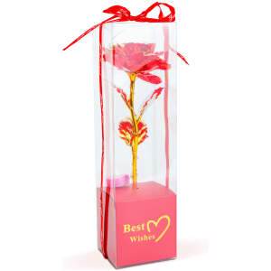 Afbeelding van LED-verlichte kunstbloemdecoratie - Valentijnscadeau - roos - rood 1 Stuks [DA01198] - 01c3 6d63 49e3 af7b