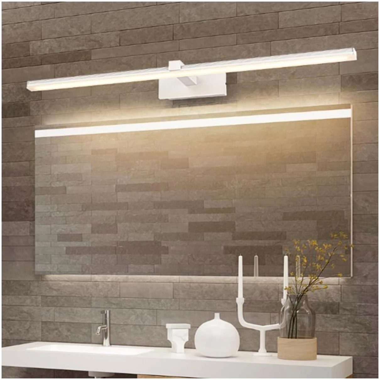 Afbeelding van Spiegelverlichting - Badkamerlamp - Spiegel Verlichting - Led Verlichting - Spiegellamp - Badkamer