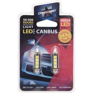 Afbeelding van LED Autolamp Sofit 41mm - 72 Lumen 6000K - 4x SMD 3W 12V - Lange Levensduur 50.000u - Helder Wit Licht