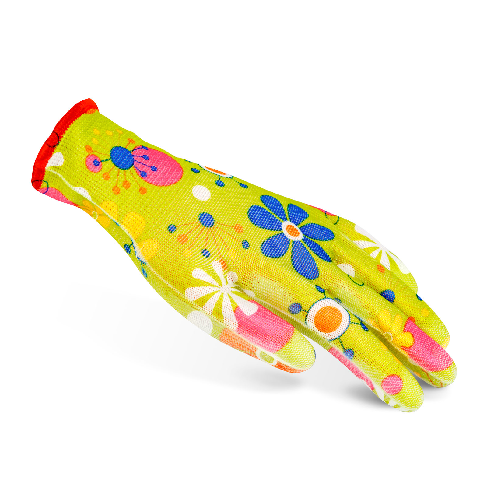 Afbeelding van 12 paar Werkhandschoenen Dames - Tuinhandschoenen - Maat M - Herbuikbaar - 3x verschillend design - 12 paar