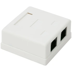 Afbeelding van Dubbele Wand Netwerkaansluitdoos - dubbel, 8P8C UTP Cat.5 1 Stuks [05385] - 07d5 f7b3 4300 a62e 586f7517e7f0