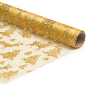Afbeelding van Kersttafelloper - goud - 180 x 28 cm 1 Stuks [58200A] - 085c 132b 4824 ae67 db2368699c80
