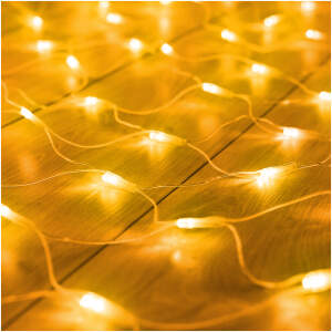 Afbeelding van LED-lichtnet - 190 warmwitte LED's - 3 x 2 m - 230V - met afstandsbediening 1 Stuks [58909A] - 0ab2 ea17