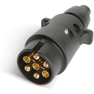 Afbeelding van Aanhangerstekker - 7-polig - 12V - ISO 1724 - Met veerafsluitklep - Schroefaansluiting - Voor auto, caravan