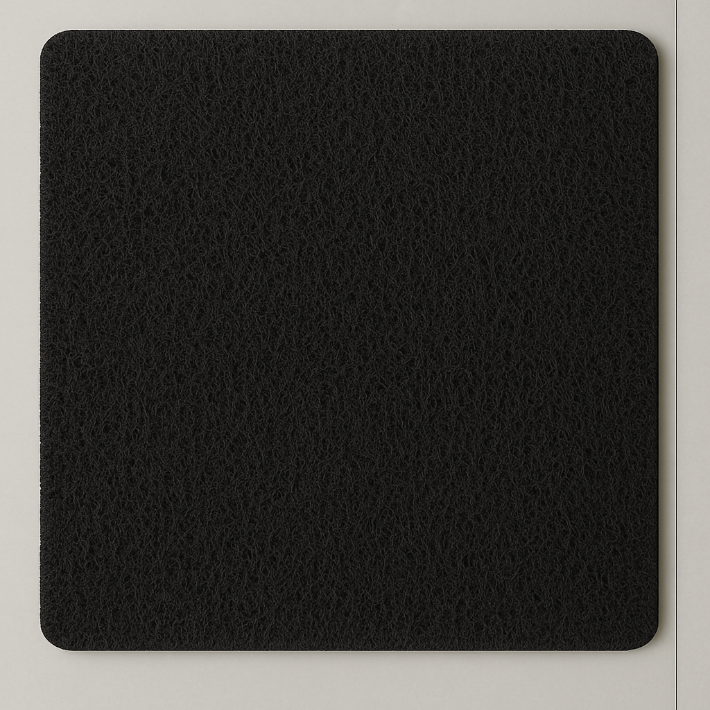 Afbeelding van HSXL - Antislipmat - 60x60CM - Incl. Netspons - Antislip Douchemat Zwart – Anti Slip Douche Cabine Mat –