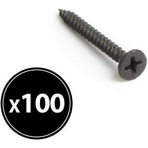 Afbeelding van Gipsplaatschroeven 3,5x35 mm – Fijne draad voor metal stud – 100 stuks – Zwarte schroeven voor