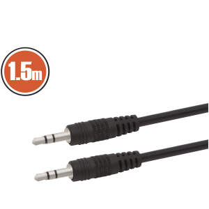 Afbeelding van JACK Kabel 1,5m - 3,5mm JACK Stekker naar 3,5mm JACK Stekker Zwart [20305] - 0ddc 3c0c 48c5 9b82 54cdd120e41e
