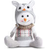 Afbeelding van Kerst sneeuwpop decoratie - met uilenmuts - 30 x 20 x 14 cm 1 Stuks [58729B] - 1177 703c 4d8e 9c03