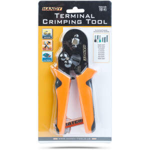 Afbeelding van Terminal Krimptang - 0,25 tot 10 mm² (voor kabelschoenen en eindaderhulzen) [10141] - 11b9 d6a0 489c be40