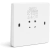 Afbeelding van Kinetische schakelaar - 2-circuit draadloze wandschakelaar - 433MHz - batterijloos - IP20 - matte witte