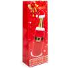 Afbeelding van Flessentas Cadeau - Papieren Gift Bag voor Drankflessen - papier, Kerstmis - 360 x 127 x 83 mm - 4 soorten /