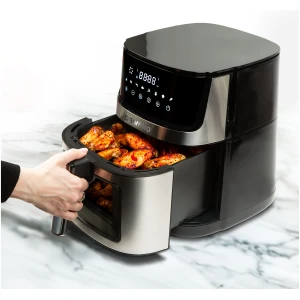 Afbeelding van Airfryer XXL – 7,5 Liter – Bodem En Boven Verwarming – 2000 Watt – Olievrij Frituren – Kijkvenster