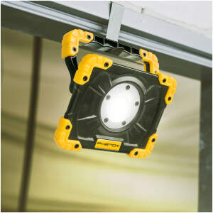 Afbeelding van Mini Werklamp / Schijnwerper - 5W COB LED - 500 lm - 2 Lichtstanden (100% / 50%) - Ingebouwde Li-ion Batterij