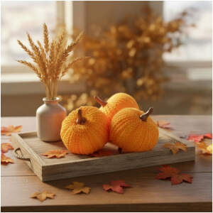 Afbeelding van Herfstdecoratie - pompoenset - clip-on - oranje - 3 stuks / verpakking 1 Stuks [59038] - 16de d446 4930 a871