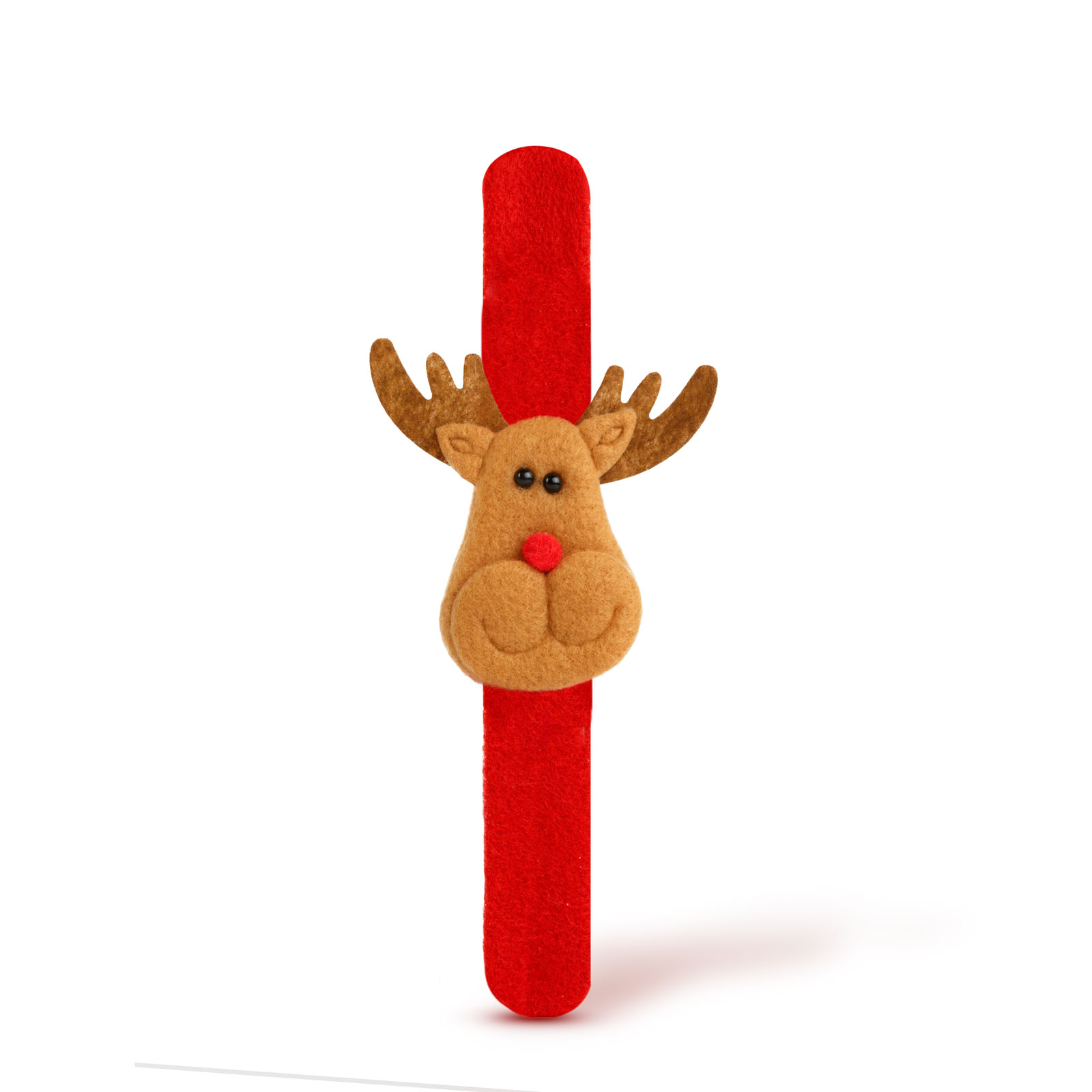 Afbeelding van Kerst Armband & Haar Donut – Rendier – 2-in-1 Accessoire (Armband Of Knotmaker) – Zacht En Flexibel