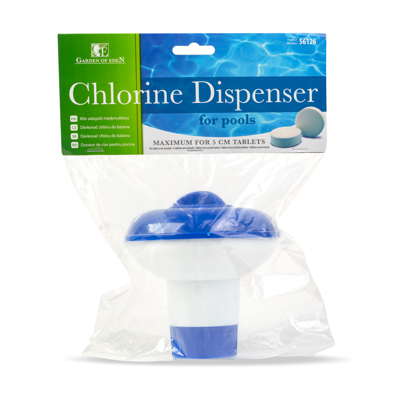 Afbeelding van Chloordispenser Voor Zwembad – Drijvende Doseerder Voor Chloortabletten – Geschikt Voor Tabletten Tot 5