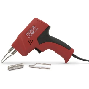 Afbeelding van Dubbel Geïsoleerd Soldeerpistool - 100W 230V - Met Verlichting, Soldeertin en 2 Vervangtips [28021] - 2067