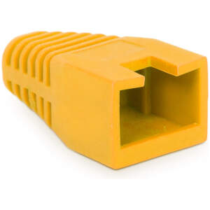 Afbeelding van 100x RJ45 Trekontlasting Geel – Kabelbescherming voor 8P8C UTP/FTP – Netwerkkabel Strain Relief –