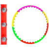 Afbeelding van Massage Hula Hoop met 40 Magnetische Massageballen - 90 cm Diameter - Voor Afslanken & Spierversteviging