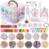 Afbeelding van N'JOY LIFE - DIY Sieraden Maken Set – 4655-delig Knutselpakket voor Meisjes – In 3 laags opbergbox