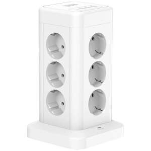 Afbeelding van WinningStar - Kubus stekkerdoos - 12 stopcontacten + 3 x USB + 1 x Type-C - 3 m 1 Stuks [DA01163] - 232e f096