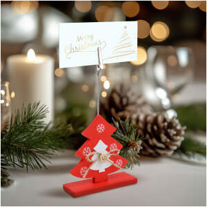 Afbeelding van Plaatskaarthouder - met clips - kerstboom - 8,5 x 12 cm 1 Stuks [58952A] - 2444 6b57 46e7 925f 3785c6cfb70c