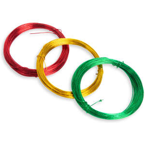 Afbeelding van Kerstdecoratiedraad - glanzend - 3 x 10 m - 3 soorten / verpakking 1 Stuks [58572] - 2610 aa59 42c2 afba