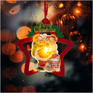 Afbeelding van LED raamdecoratie - warm witte LED - Ster, Kerstman - zuignap 1 Stuks [58977A] - 2624 8b5a 49c0 8ee7