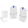 Afbeelding van Draadloze deurbel - Kinetisch / batterijloos - wit - 2 ontvangers - 36 melodieën - IP44 waterbestendig -
