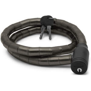 Afbeelding van Fietsslot Fiets Kabelslot - 100 cm x 18 mm | Stalen Kabel met Coating | Inclusief 2 Sleutels - Zwart