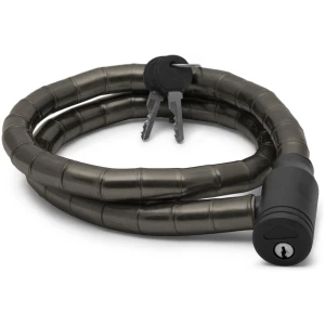 Afbeelding van Fietsslot Fiets Kabelslot - 100 cm x 18 mm | Stalen Kabel met Coating | Inclusief 2 Sleutels - Zwart