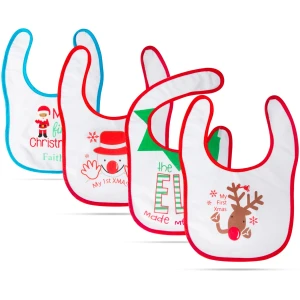 Afbeelding van Kerst baby slabber - 38 x 27 cm - 4 soorten 1 Stuks [58664] - 2c42 ecd3 4e55 b126 929a74fd6aed 1