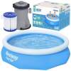 Afbeelding van Bestway Rond Opblaasbaar Zwembad 305 x 76 cm - Incl. Watercirculatiepomp - 3638L - UV-Bestendig - 3-laags