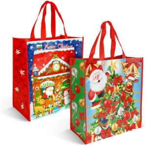 Afbeelding van Kerstcadeautas - 35 x 39 x 18 cm - 2 soorten 1 Stuks [59727] - 3076 510f 44f2 a2d8 398dc1894637