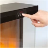 Afbeelding van Bewello - Elektrische haard - Met verwarming - Sfeerhaard - Electrische Kachel - Vrijstaand - Zwart - 180° -