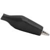 Afbeelding van 10x Mini Krokodillenklem Zwart – 5A Geïsoleerde Crocodile Clip – Testklem voor Elektronica (28 mm) - 10